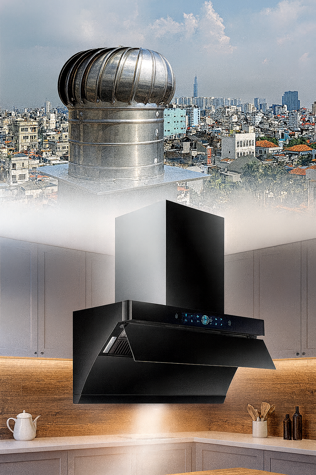 Cặp máy hút mùi bếp siêu đẳng cấp, đảm bảo hiệu quả